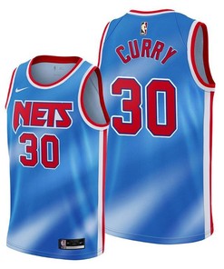 Seth Curry 30 Brooklyn Nets 2022 Classic Edition Blue Jersey Diamond Badge - Men Jersey