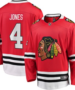 Seth Jones Chicago Blackhawks Fanatics Branded Home Breakaway Player Jersey - Red Nhl