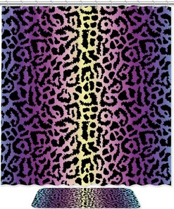 Sexy Leopard Print Waterproof Shower Curtain for Bold Bathroom Decor