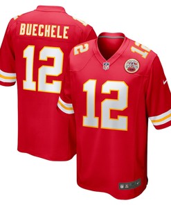 Shane Buechele Kansas City Chiefs Game Player Jersey - Red