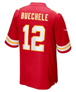 Shane Buechele Kansas City Chiefs Game Player Jersey - Red