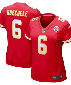 Shane Buechele Kansas City Chiefs Womens Game Jersey - Red Nfl