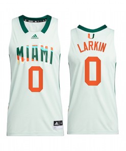 Shane Larkin 0 Miami Hurricanes White Jersey Honoring Black Excellence Basketball