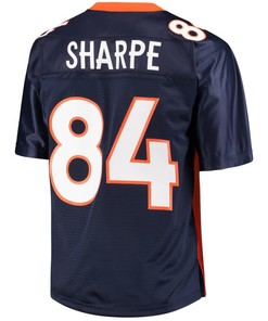 Shannon Sharpe Denver Broncos Nfl Pro Line Retired Player Replica Jersey - Navy