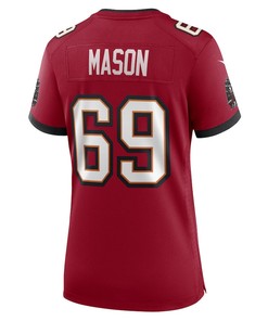 Shaq Mason Tampa Bay Buccaneers Women's Game Player Jersey - Red