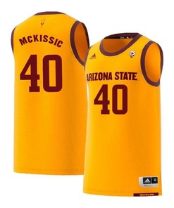 Shaquielle McKissic 40 Arizona State Sun Devils Retro Basketball Men Jersey - Yellow