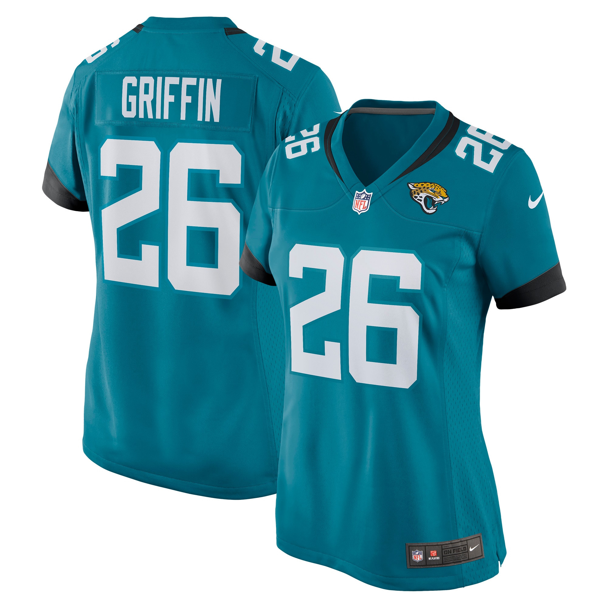 Shaquill Griffin Jacksonville Jaguars Womens Game Jersey - Teal Nfl