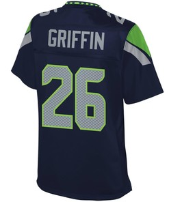 Shaquill Griffin Seattle Seahawks Nfl Pro Line Womens Team Color Player Jersey - College Navy