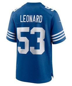 Shaquille Leonard 53 Indianapolis Colts Alternate Game Jersey - Royal