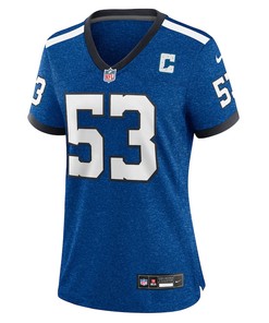 Shaquille Leonard 53 Indianapolis Colts Indiana Nights Alternate Game Women Jersey - Royal