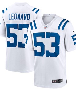 Shaquille Leonard 53 Indianapolis Colts Player Game Jersey - White