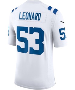 Shaquille Leonard 53 Indianapolis Colts Vapor Limited Jersey - White