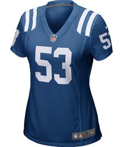 Shaquille Leonard 53 Indianapolis Colts Women's Game Jersey - Royal