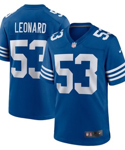 Shaquille Leonard Indianapolis Colts Alternate Game Jersey - Royal Nfl