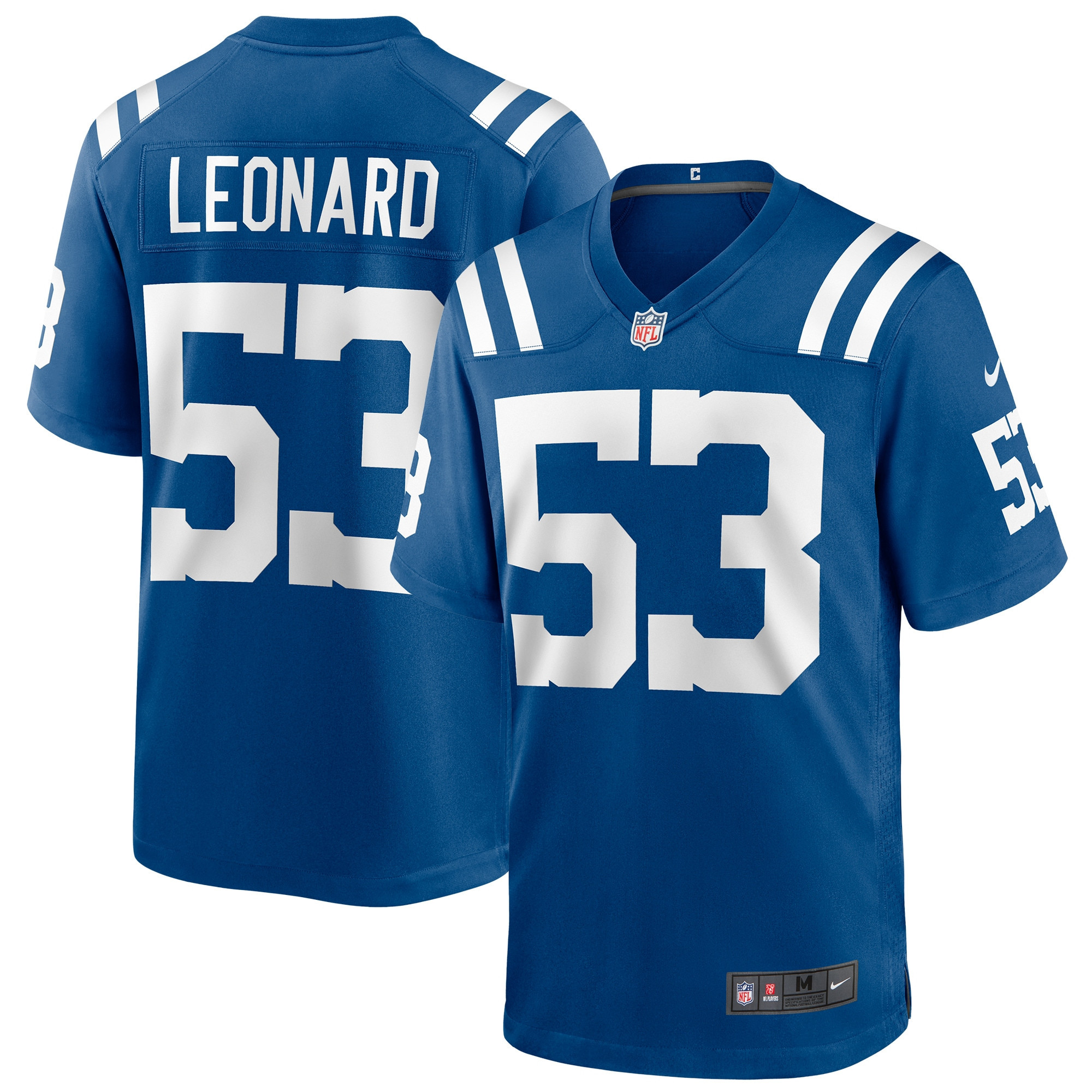 Shaquille Leonard Indianapolis Colts Game Player Jersey - Royal Nfl