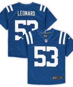 Shaquille Leonard Indianapolis Colts Preschool Game Jersey - Royal Nfl