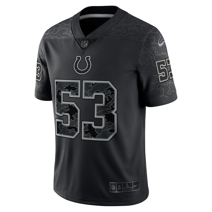 Shaquille Leonard Indianapolis Colts RFLCTV Limited Jersey - Black