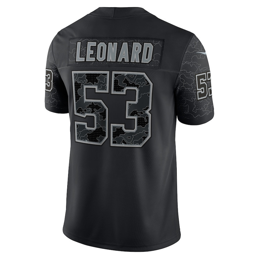 Shaquille Leonard Indianapolis Colts RFLCTV Limited Jersey - Black