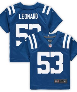 Shaquille Leonard Indianapolis Colts Toddler Game Jersey - Royal Nfl