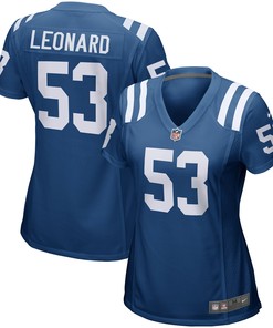 Shaquille Leonard Indianapolis Colts Womens Game Jersey - Royal Nfl
