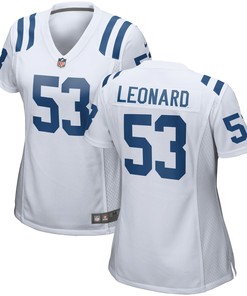 Shaquille Leonard Indianapolis Colts Womens Game Jersey White Nfl