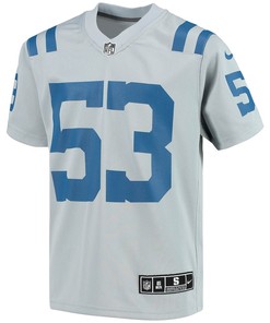 Shaquille Leonard Indianapolis Colts Youth Inverted Team Game Jersey - Gray
