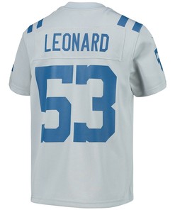Shaquille Leonard Indianapolis Colts Youth Inverted Team Game Jersey - Gray