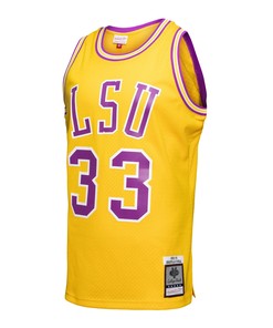 Shaquille O'Neal #33 LSU Tigers Retro Classic Basketball Men Jersey - Gold