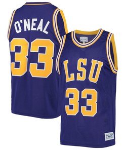 Shaquille O'Neal #33 LSU Tigers Retro Classic Basketball Men Jersey - Purple