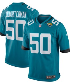Shaquille Quarterman Jacksonville Jaguars Game Jersey - Teal Nfl