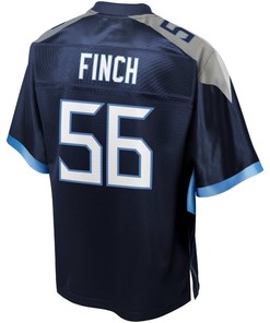 Sharif Finch Tennessee Titans Nfl Pro Line Team Player Jersey - Navy