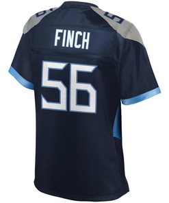 Sharif Finch Tennessee Titans Nfl Pro Line Womens Jersey - Navy