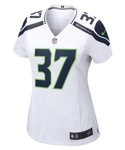 Shaun Alexander 37 Seattle Seahawks Women's Retired Game Jersey - White