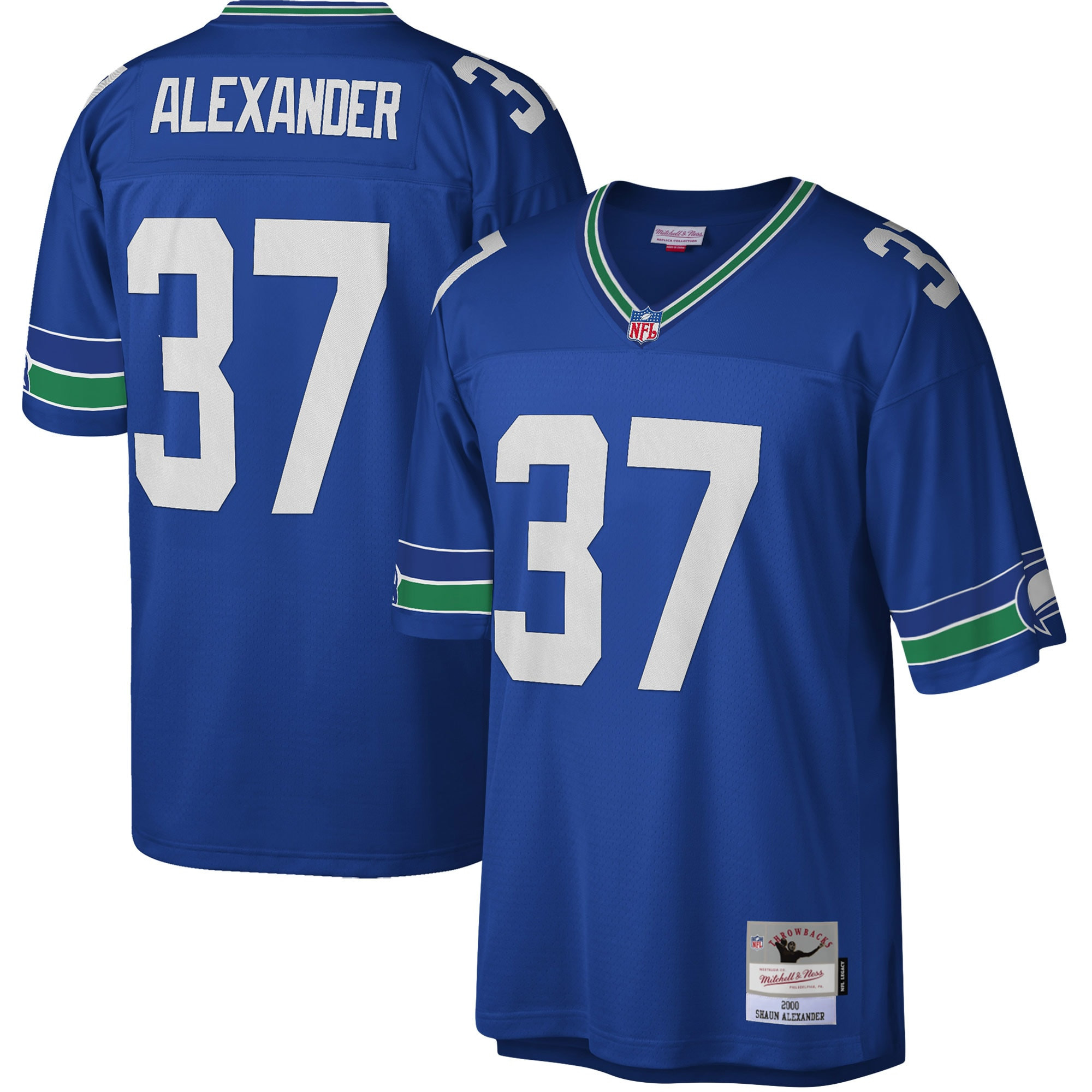 Shaun Alexander Seattle Seahawks Mitchell & Ness 2000 Legacy Replica Jersey - Royal Nfl