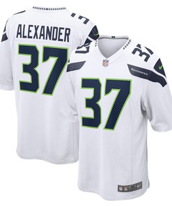 Shaun Alexander Seattle Seahawks Retired Player Game Jersey - White Nfl