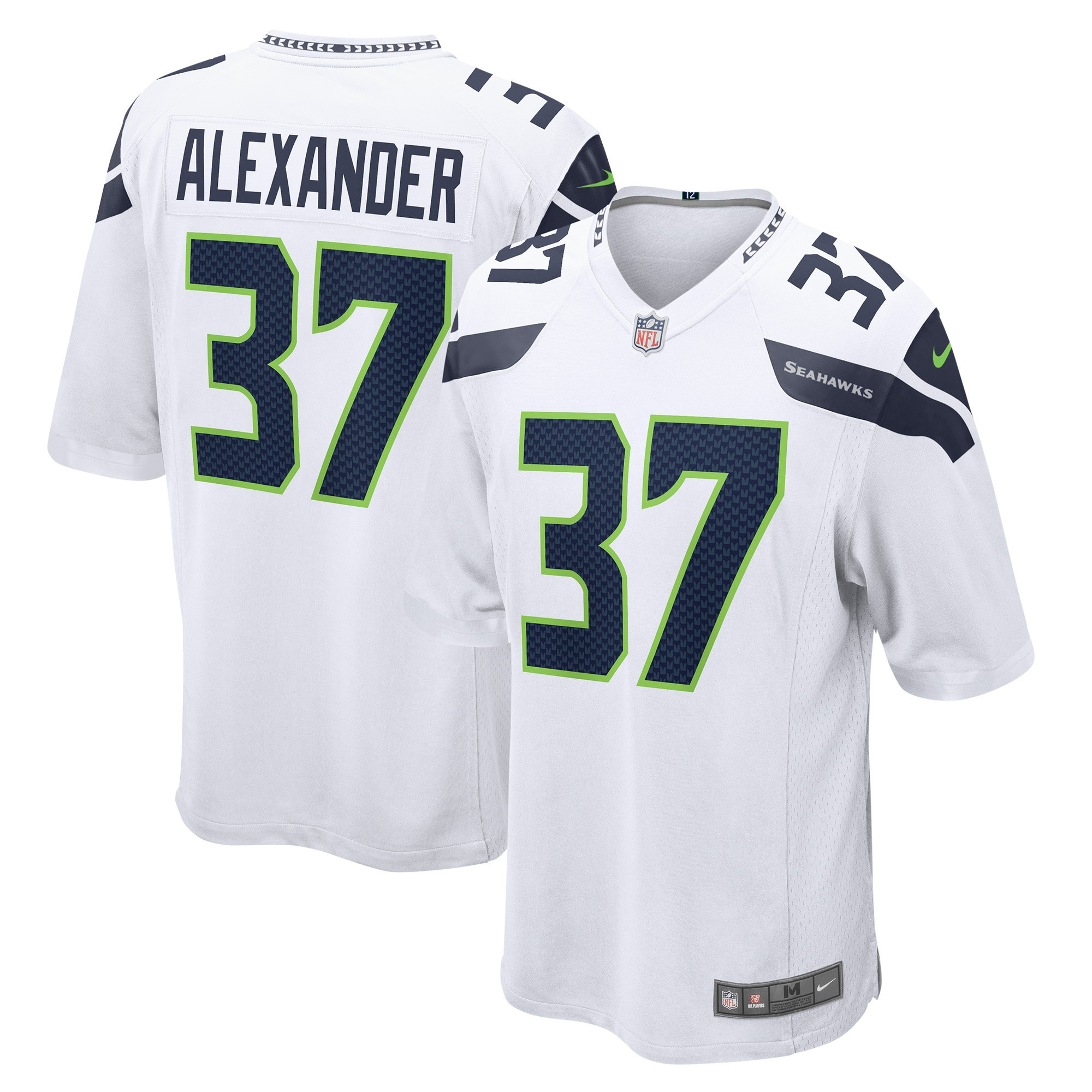 Shaun Alexander Seattle Seahawks Retired Player Game Jersey - White Nfl
