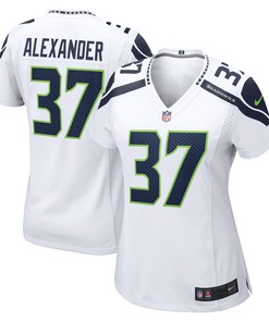 Shaun Alexander Seattle Seahawks Womens Retired Game Jersey - White Nfl