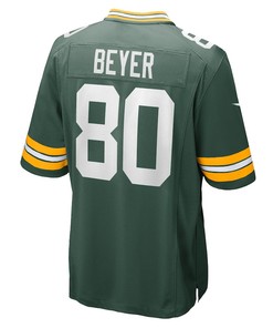 Shaun Beyer Green Bay Packers Game Player Jersey - Green