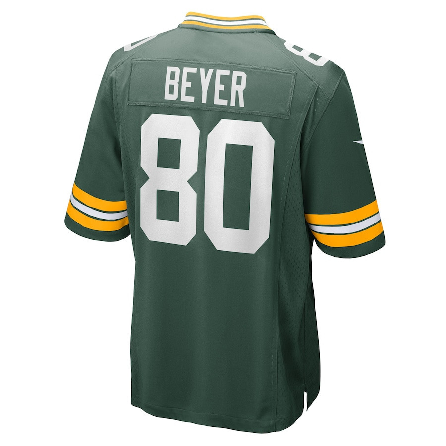 Shaun Beyer Green Bay Packers Game Player Jersey - Green