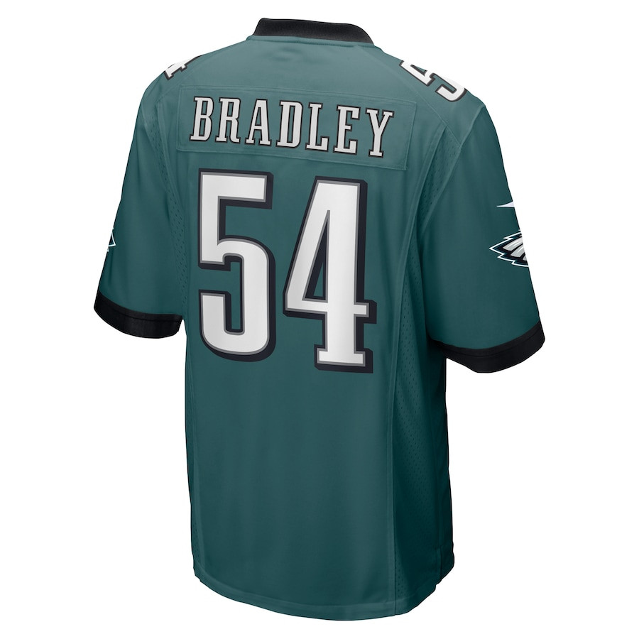 Shaun Bradley 54 Philadelphia Eagles Game Jersey - Midnight Green