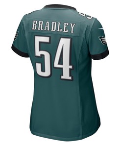 Shaun Bradley 54 Philadelphia Eagles Women's Game Jersey - Midnight Green