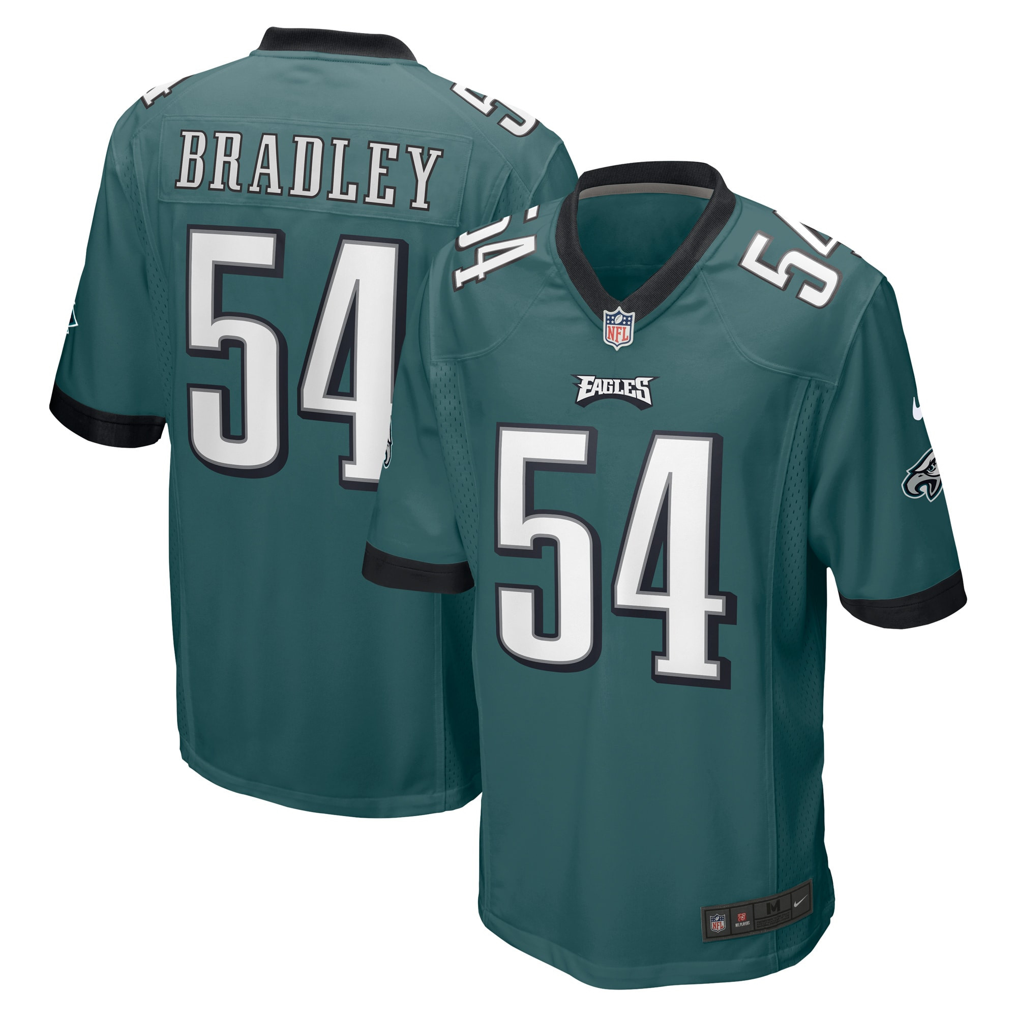 Shaun Bradley Philadelphia Eagles Game Jersey - Midnight Green Nfl