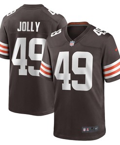 Shaun Jolly Cleveland Browns Game Player Jersey - Brown