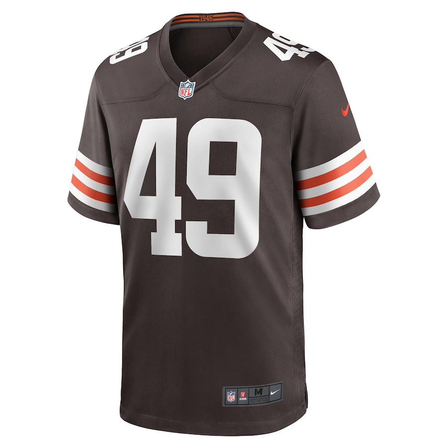 Shaun Jolly Cleveland Browns Game Player Jersey - Brown