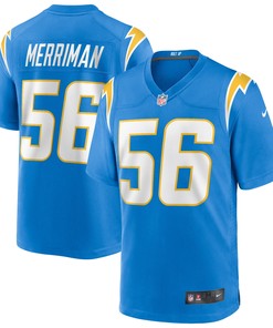 Shawne Merriman Los Angeles Chargers Game Retired Player Jersey - Powder Blue Nfl