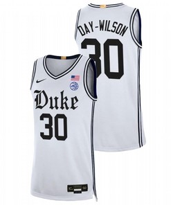 Shayeann Day-Wilson 30 Duke Blue Devils 2023 Cameron Brotherhood Limited Basketball Men Jersey - White