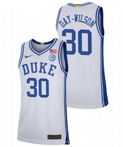Shayeann Day-Wilson 30 Duke Blue Devils 2023 College Basketball Limited Men Jersey - White