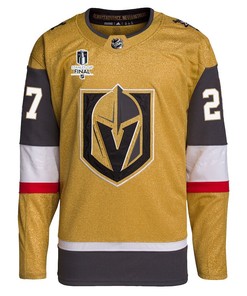 Shea Theodore 27 Vegas Golden Knights Stanley Cup 2023 Final Patch Home Breakaway Men Jersey - Gold