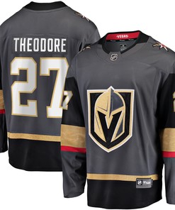 Shea Theodore Vegas Golden Knights Fanatics Branded Home Premier Breakaway Player Jersey - Gray Nhl