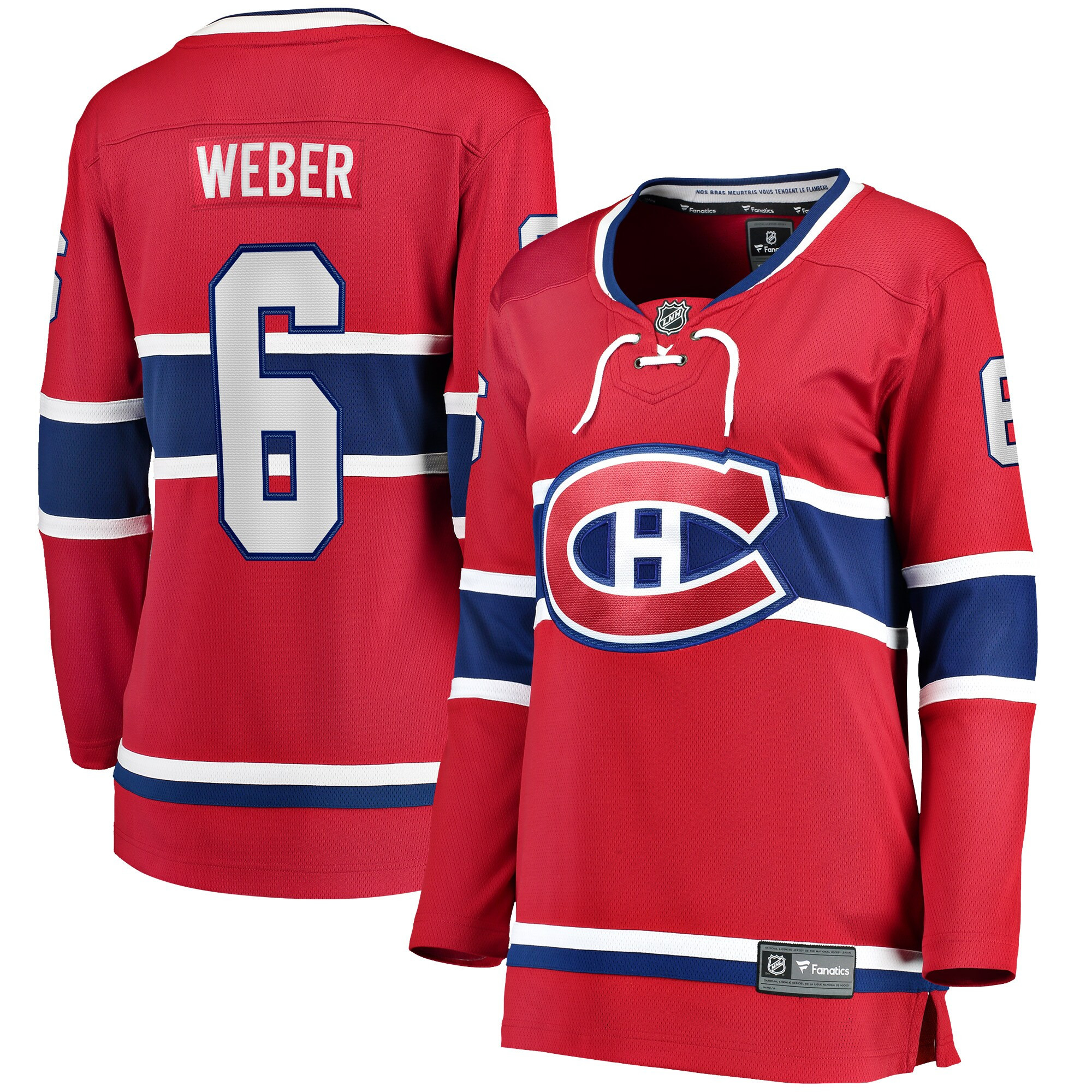 Shea Weber Montreal Canadiens Fanatics Branded Womens Home Breakaway Player Jersey - Red Nhl